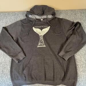 Duck Co Men's‎ Hooded Sweatshirt with Provincetown Graphic